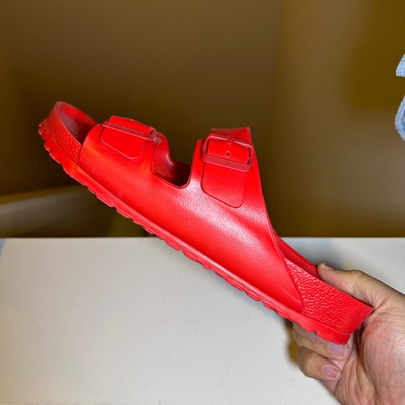 BIRKENSTOCK - Eva Arizona Sandals, Active Red, Men’s Size 12 - Picture 8 of 14